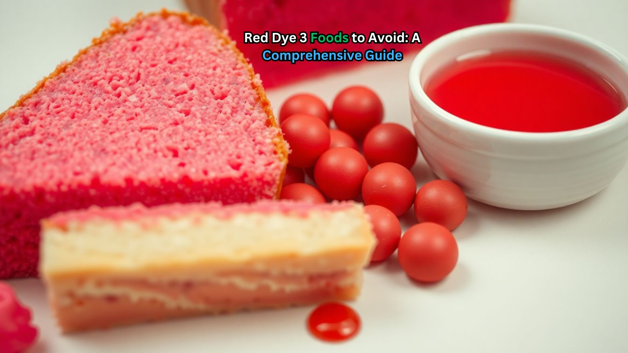 Red Dye 3 Foods to Avoid: A Comprehensive Guide