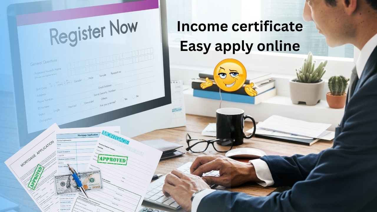 Income certificate apply online